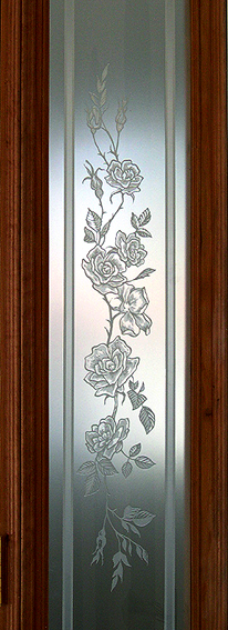 vidrio grabado para puertas